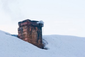 Snow on Chimney - Crofton MD - CleanSweepAA.com