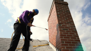 Protecting your chimney from the cold and from water damage