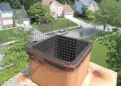 Before - Deteriorated Chimney Cap in Bowie MD
