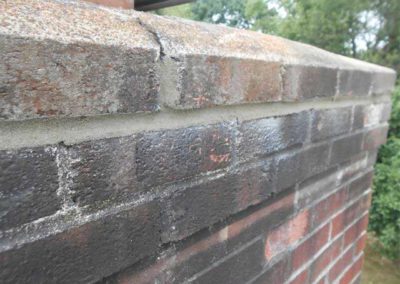 After - Tuckpointing Repair of Mortar Joints