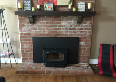 After – Installing A Wood Stove Insert