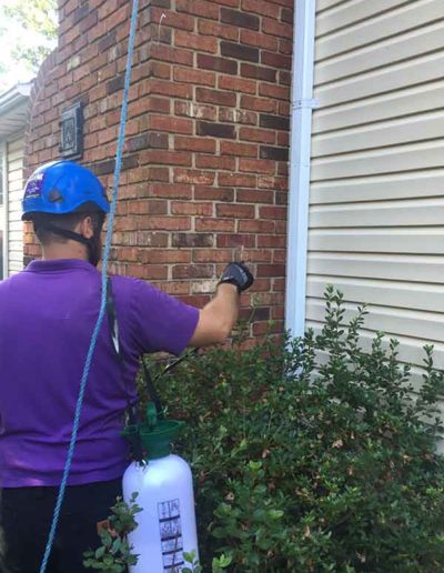 Exterior Masonry Chimney Preventing Water Leaks